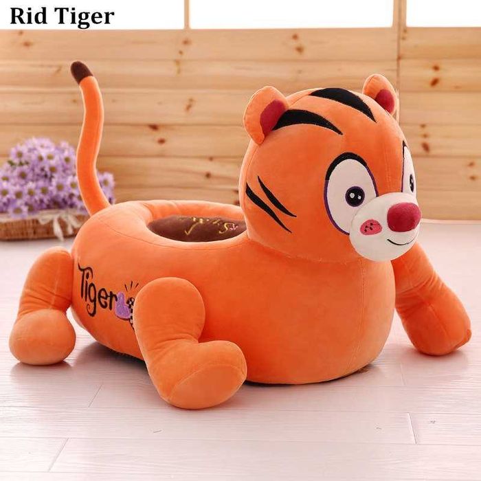 Детски барбарон, пуф, фотьойл тигърче 50/50 см