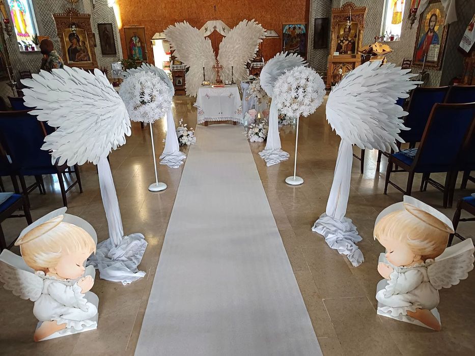 Papadie Floristica Gigant / Aripi Gigant/ Aripi biserica handmade