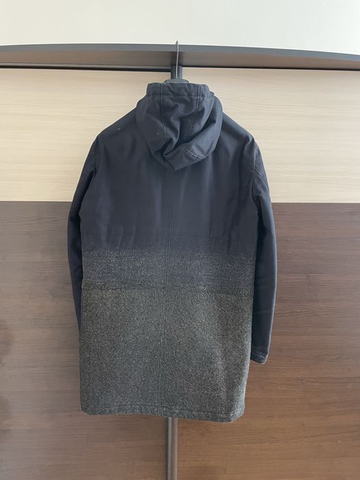 Зимно Палто с Качулка от две материи(памук и вълна) - рр 48(ит) М-Л