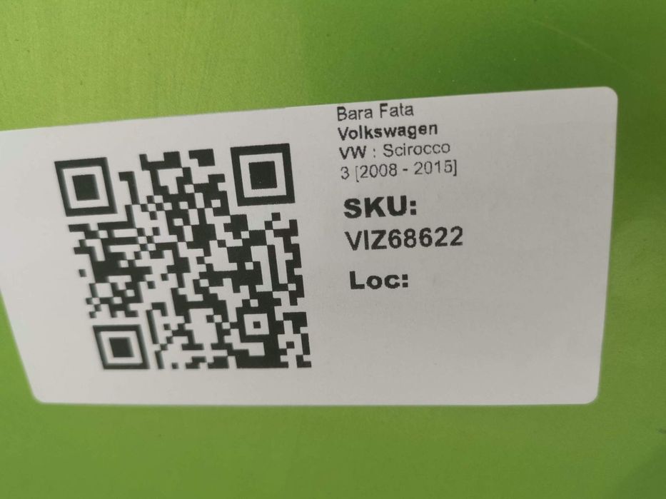 Bara Fata Volkswagen VW  Scirocco 3 2008 2009 2010 2011 2012 2013 2014