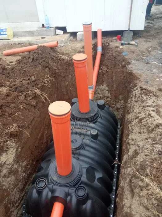 Fose septice ecologice cu montaj Covasna 1500l-2000l-2500l