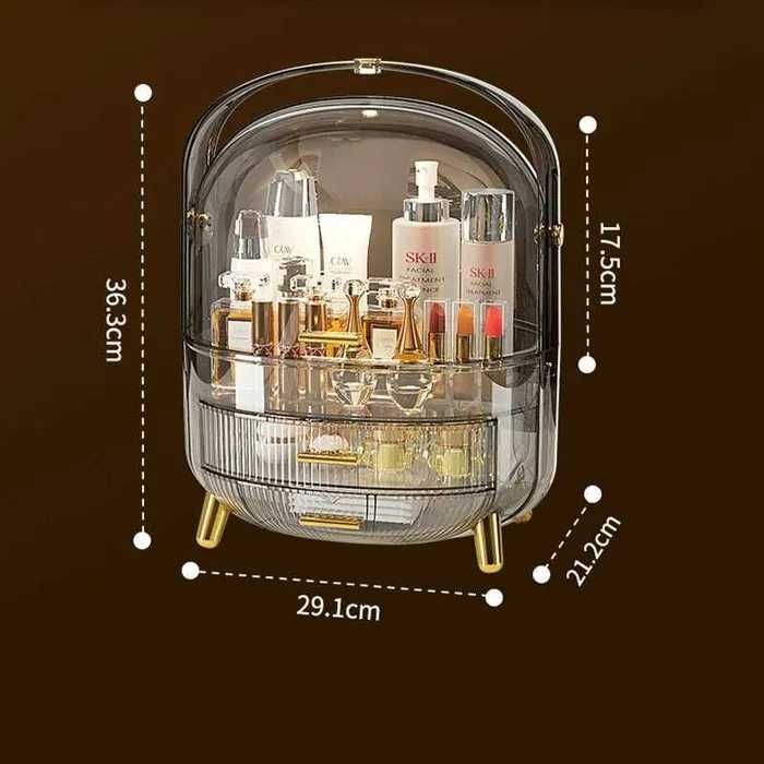 органайзер для косметики с подставкой для кисточек и ручек держателем