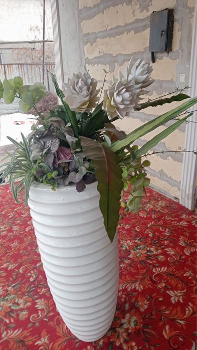 Цветы  искустве.