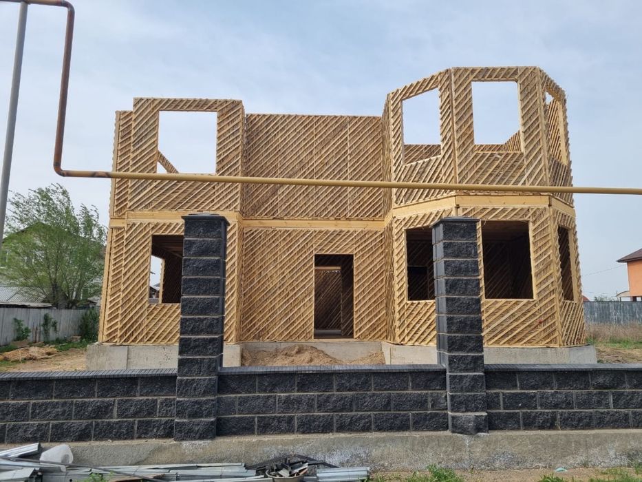 Каркасный дом 4000 тг за м2