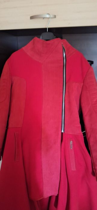 Ново палто от Кашмир, вълна и велур