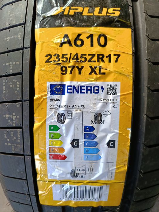 НОВИ ЛЕТНИ -17цола -235/45-1бр.-135лв."APLUS"-с монтаж и баланс.