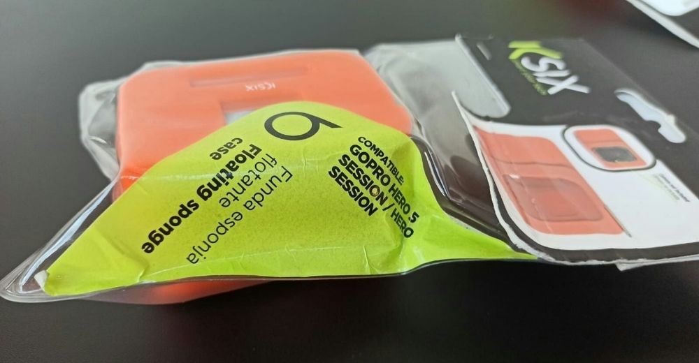 Carcasa plutitor floating sponge spuma GoPro hero 5 ksix surfing apa