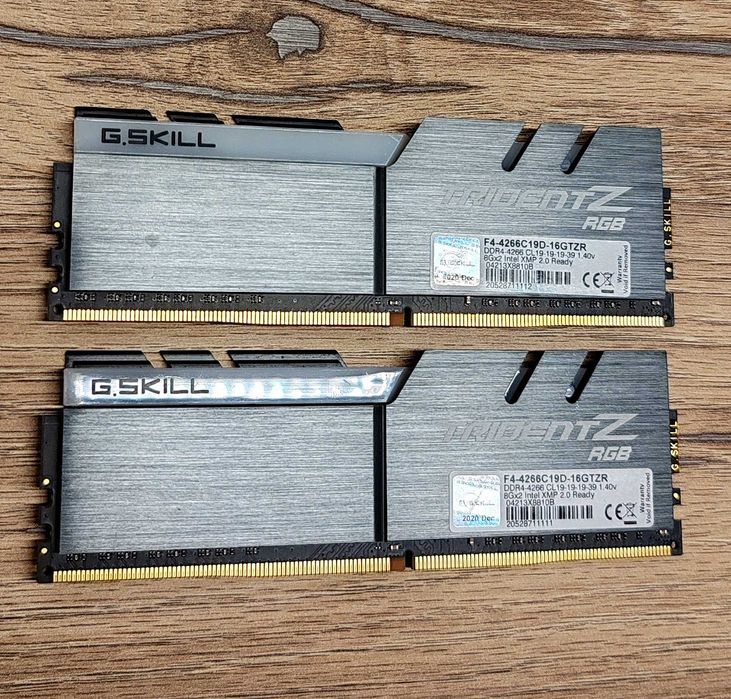 Топ DDR4 4266Mhz 16GB (2x8GB) Samsung B-Die G.SKILL TridentZ RGB