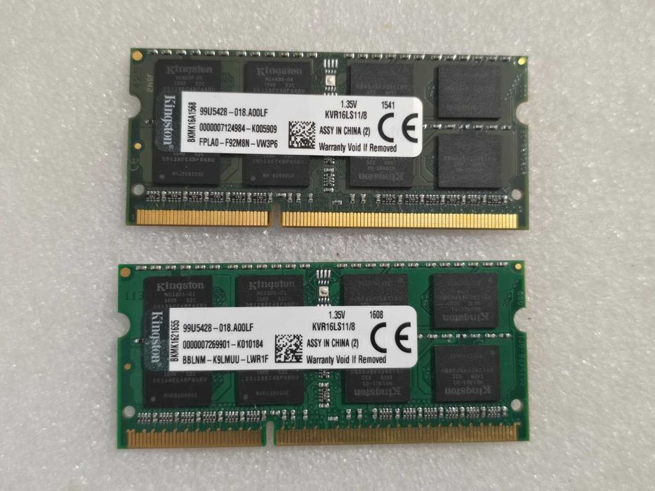 Kit memorie RAM laptop Kingston 16GB (2 x 8GB) Kingston DDR3 1600MHz