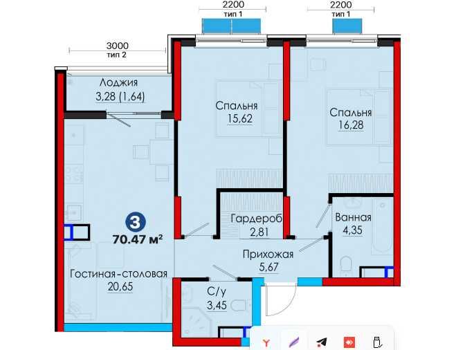 выгодно 3ком.кв-ра,готова к быстрой сделке,БИЗНЕСС-КЛАСС п\в-25,630$(8