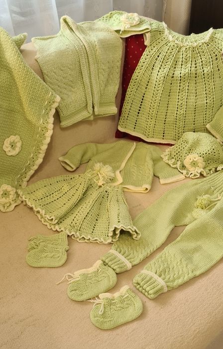 Hăinuțe copii handmade croșetate, tricotate