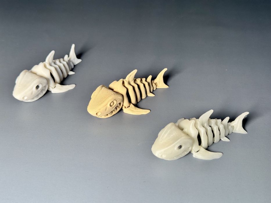 Скелет Акулы 3д