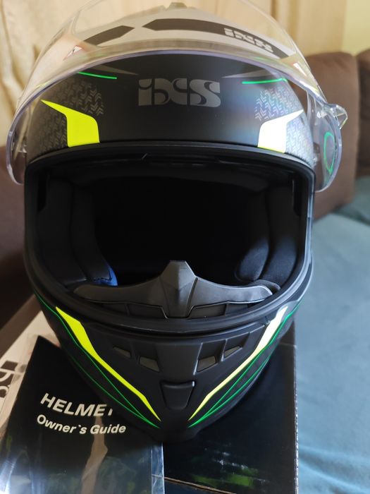 Casca IXS mărime XL cu ochelari integrati noua