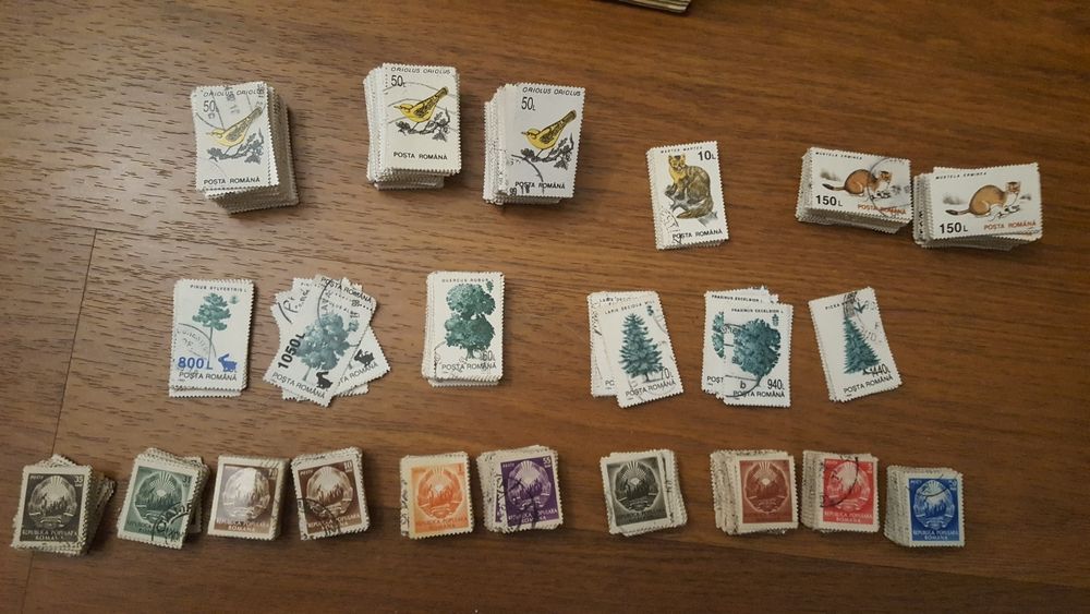 Lot timbre romanesti (aprox 3200 buc)