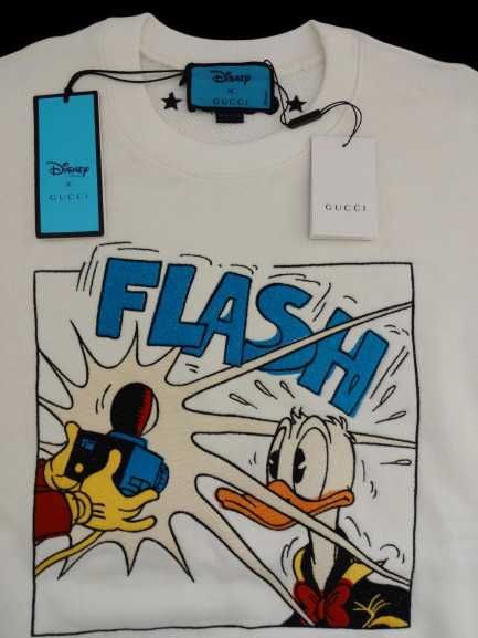 Нов мъжки Gucci x Disney Donald Duck  Суитчър S;M;L;XL;XXL