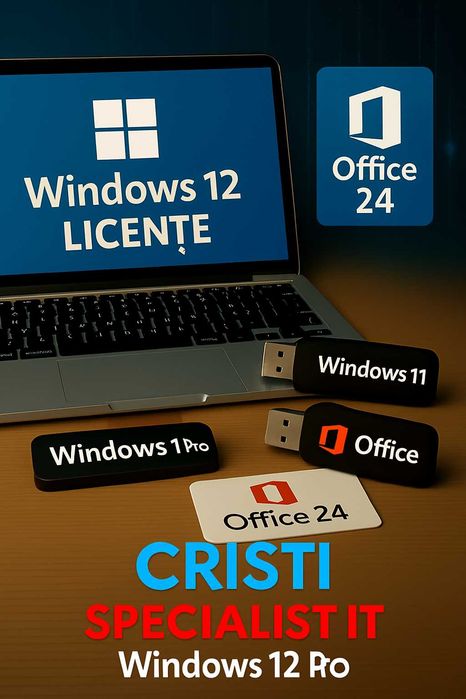 Instalare WINDOWS 11*10 Imprimanta OFFICE 24 la domiciliul clientului