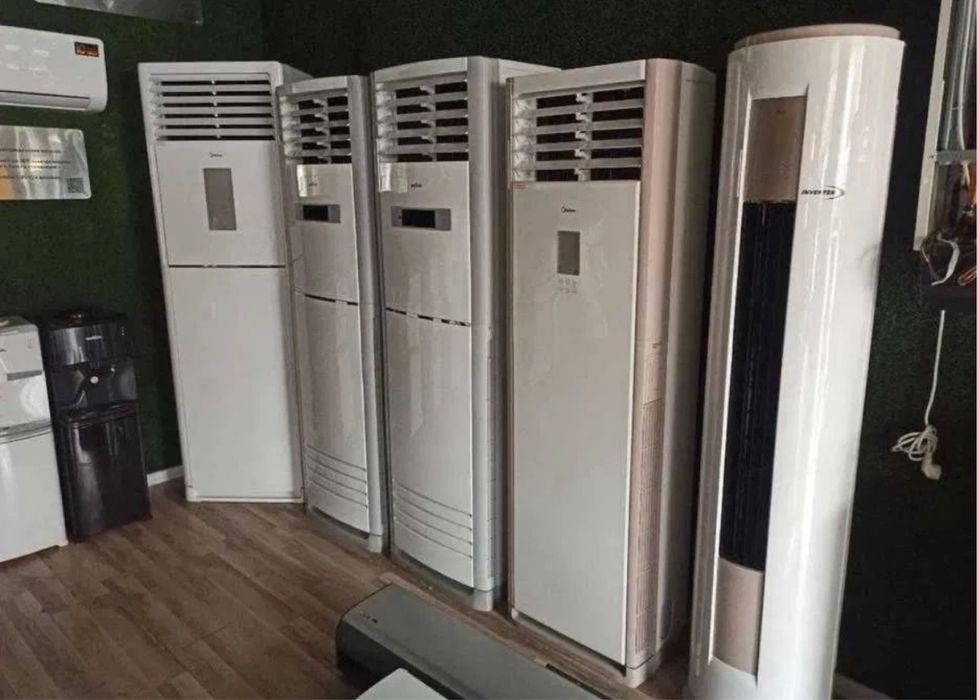 Кондиционер AUX Колонный 24/36/48/60 Inverter/On-of Доставка бесплатно