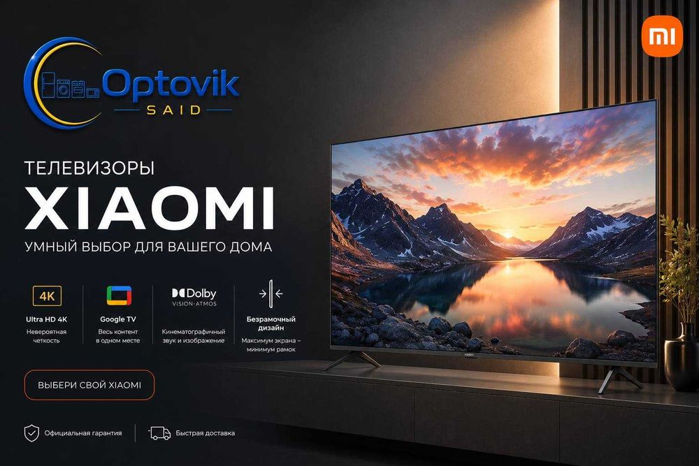 Телевизор Xiaomi TV 32/43/50/55/65 A PRO MiniLED бесплатная доставка