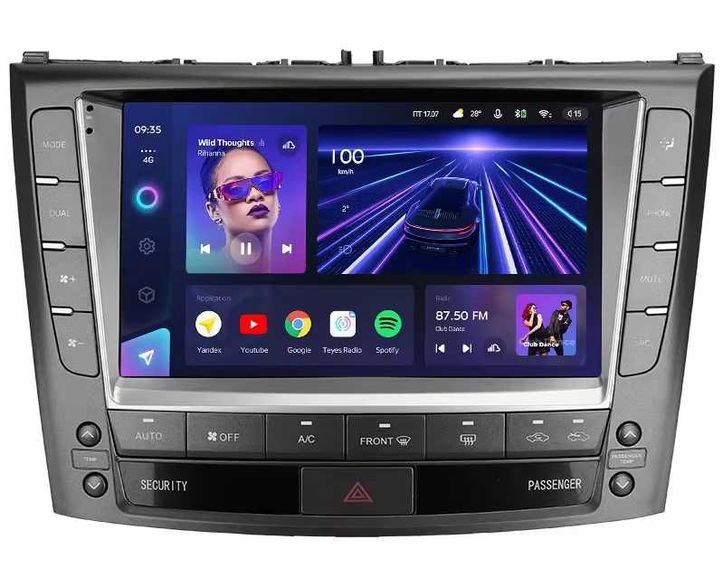 LEXUS IS200, IS250, IS300, IS350 2005/2010 9'' анддоид навигация,9662