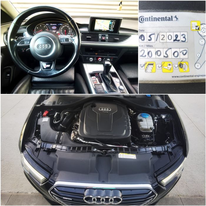 Audi A6 S-Line Ultra NAVI Scaune PIELE Memorii 2XJante Alu 2.0tdi 190CP Eu06 Carte Service  Variante