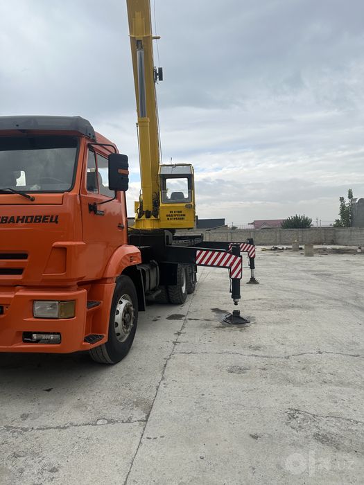 Камаз кран 25т21м