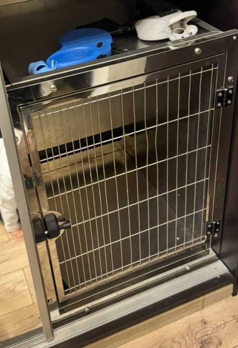 Cușcă de internare veterinară din inox 201 – model KA-505-M-201