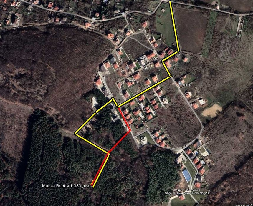 Продава се Парцел в с. Малка Верея, Област Стара Загора - 1333 кв.м за 4 €/кв.м - Снимка #14