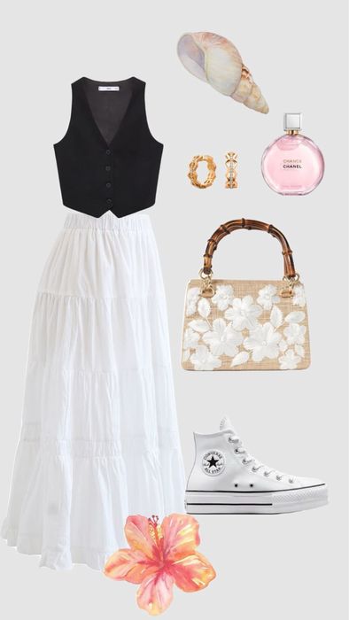 Юбка бохо макси длинная