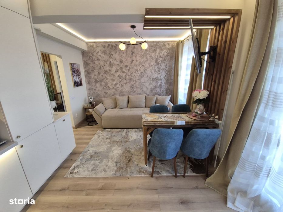 Apartament modern/ 2camere/ bloc nou/ balcon 12mp/ zona Terra