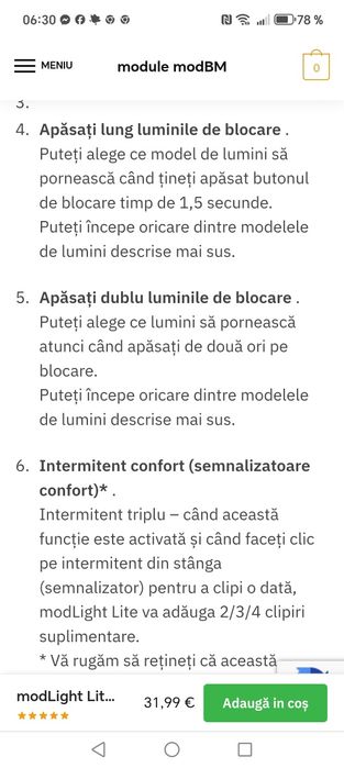 Modul Light lite bmw