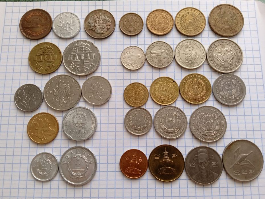 Монеты разных стран по наборам