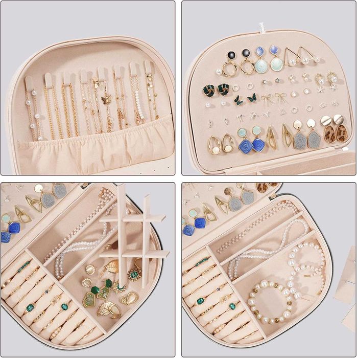 Кутия за бижута ProCase за пътуване, голяма кутия от изкуствена кожа