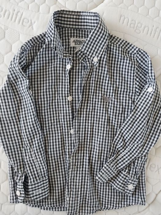 Дрехи, риза, официални, дънки 98 - 102, 4 г