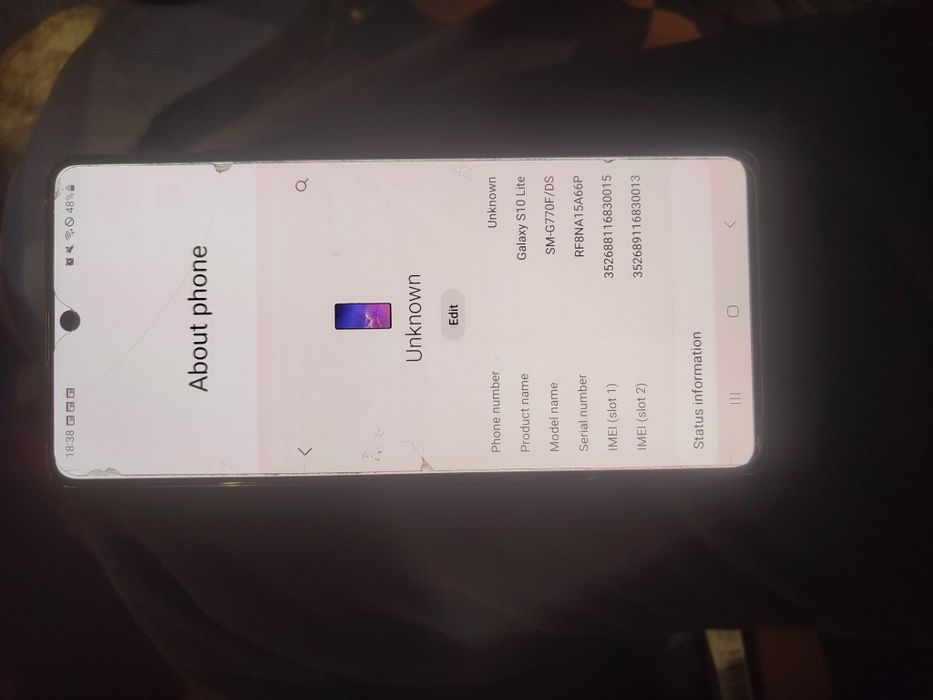 Samsung Galaxy S10 Lite 8GB RAM / 128GB