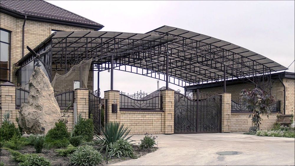 Готовый навес для машин(автомобиль)