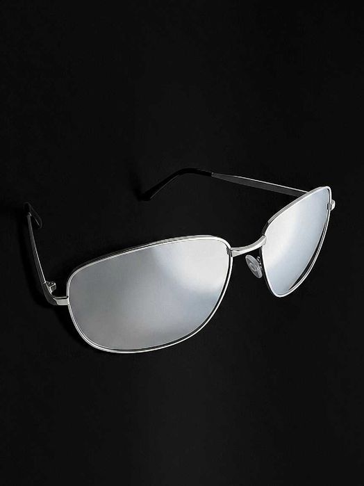 Солнцезащитные зеркальные очки Police Aviator.