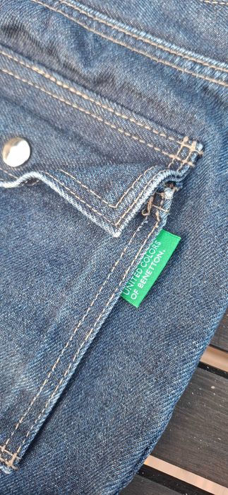 Малка дънкова чанта Benetton