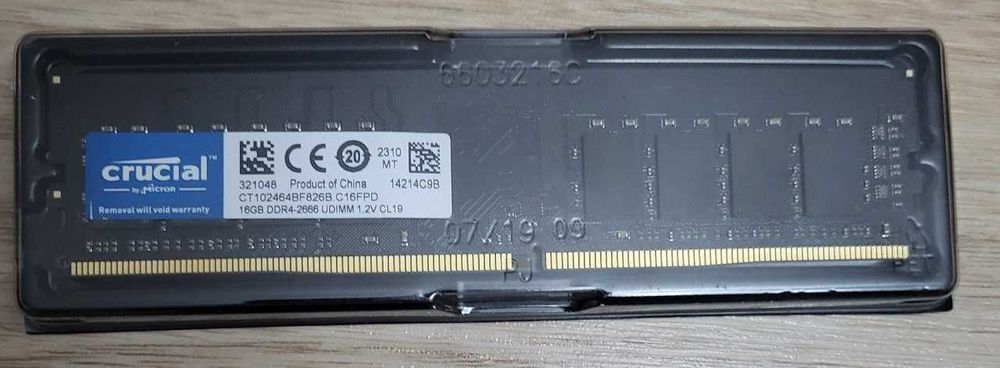 Оперативная память Crucial DDR4 2666 МГц