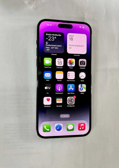 iphone 14 pro max culoare deep purple-violet impecabil 128 gb