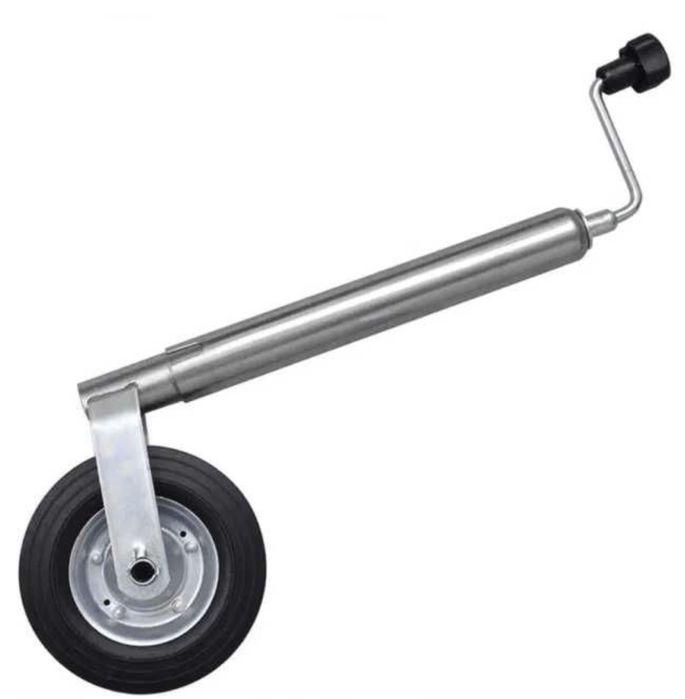 Помощно Опорно Маневрено колело за ремаркета и каравани с гума Ø 200мм