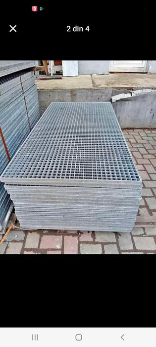 Gratare metalice galvanizate diferite dimensiuni debitam la dimensiune