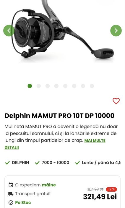 Vând set 2 mulinete noi