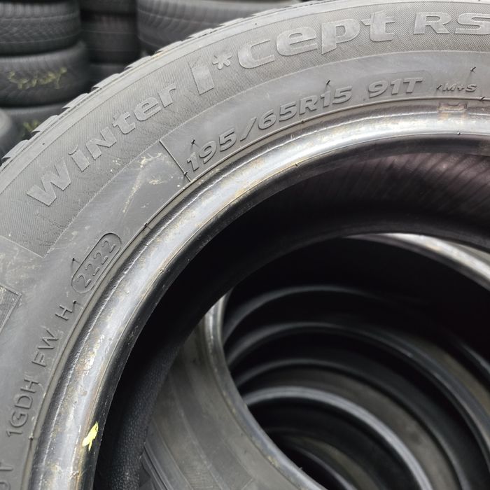 2x 195/65/15 M+S HANKOOK 2022 Stare excelentă