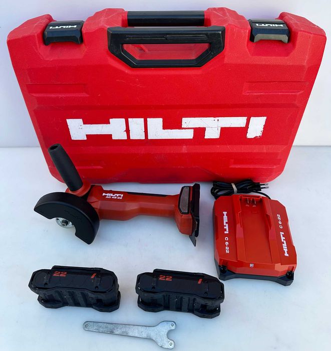 Hilti AG 4S-22 Nuron - Безчетков ъглошлайф с потенциометър като нов!