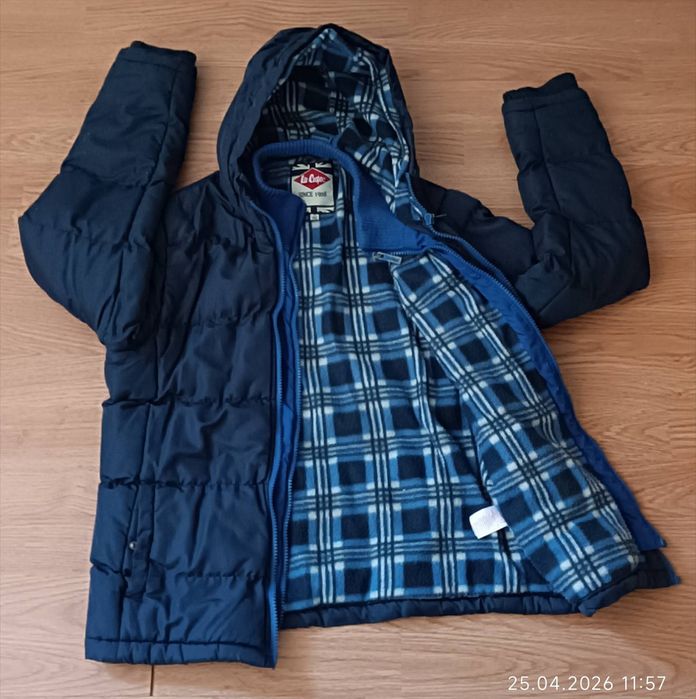 Топло зимно яке, с поларена подплата