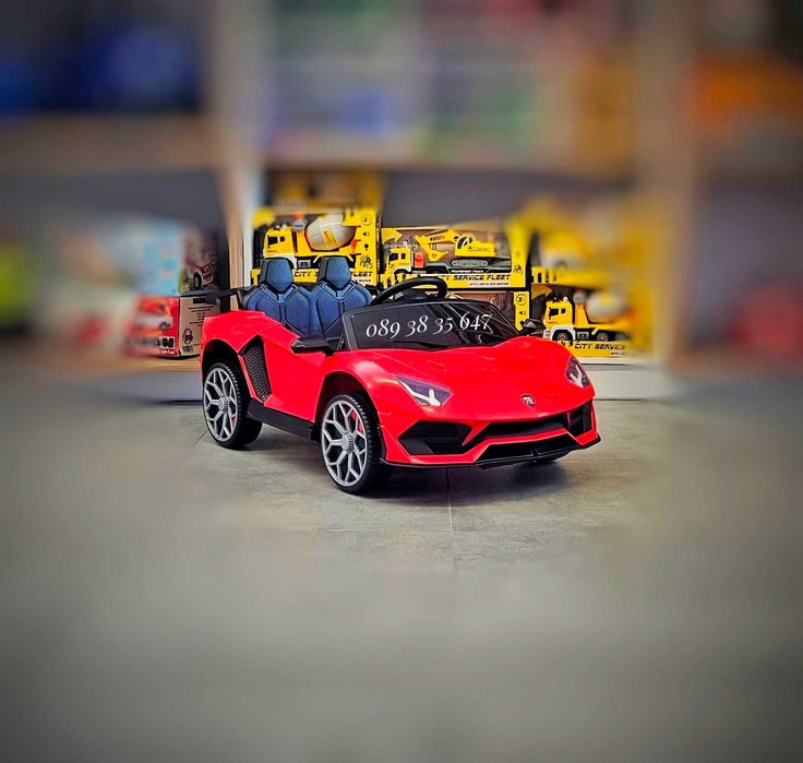 ТОП ЦЕНА!НОВО!Акумулаторна кола Chiara RED с 12V,USB,дистанционно