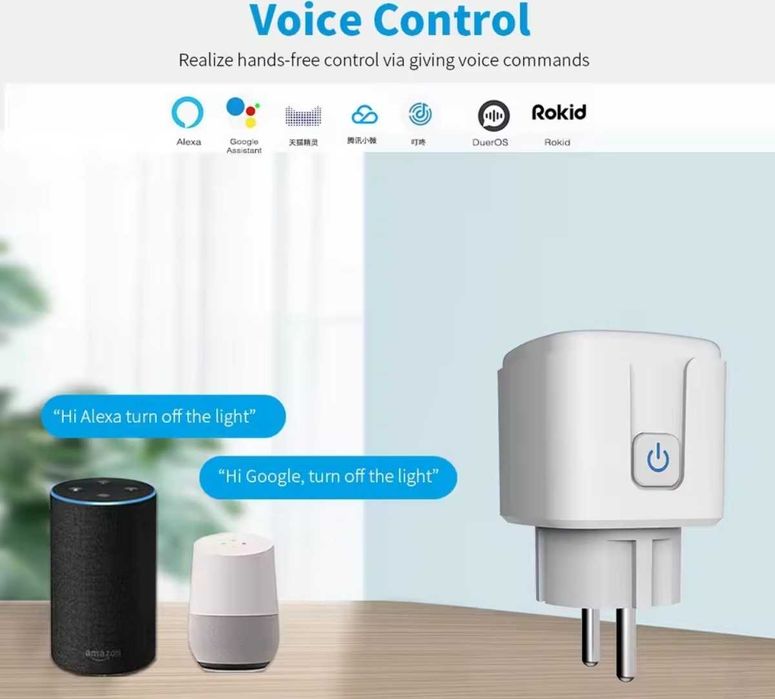 Priza  wifi - smart control internet tuya - alexa - smart life