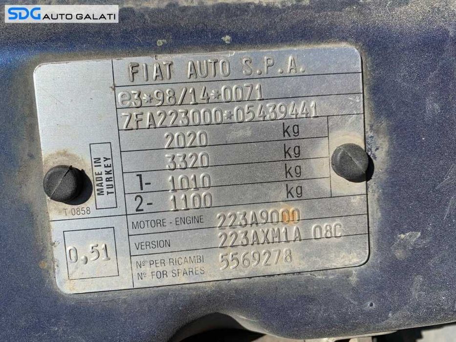 Chiulasa Chiuloasa Motor 1.3JTD Fiat Punto 2005 - 2009