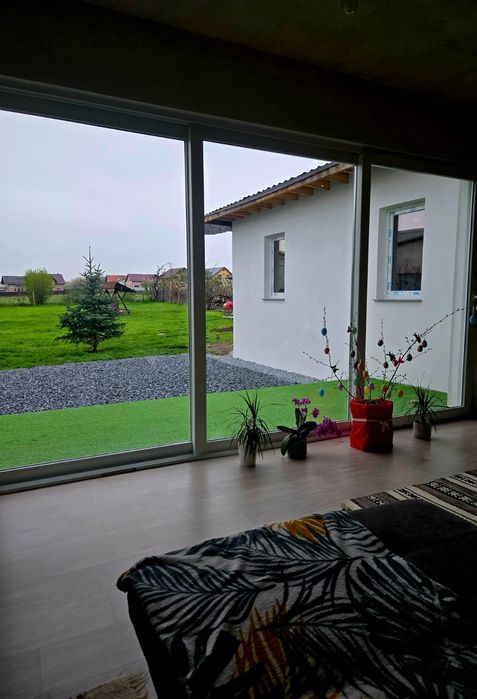 Casa cu 10 ari de teren pe Aleea Dumbravii la asfalt!