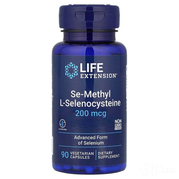 Life Extension, L-селеноцистеин (Селен), 200 мкг, 90 капсул